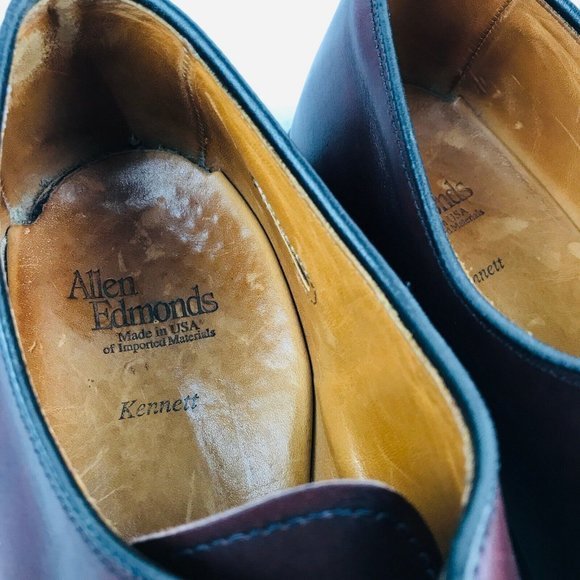 Allen Edmonds Kennett Mens Size 8.5 C Shoes Leather‎ Split Toe Dress Shoes 9574 main image 14